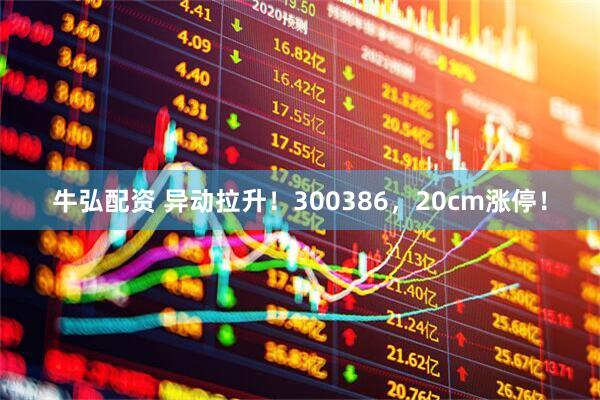 牛弘配资 异动拉升！300386，20cm涨停！